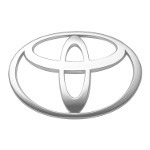 toyota logo grau